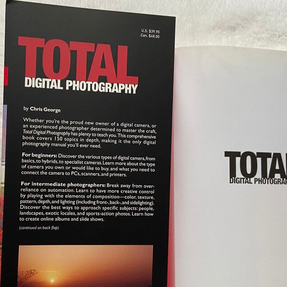 NWT Total Digital Photography - Book by Chris George - Picture 3 of 11